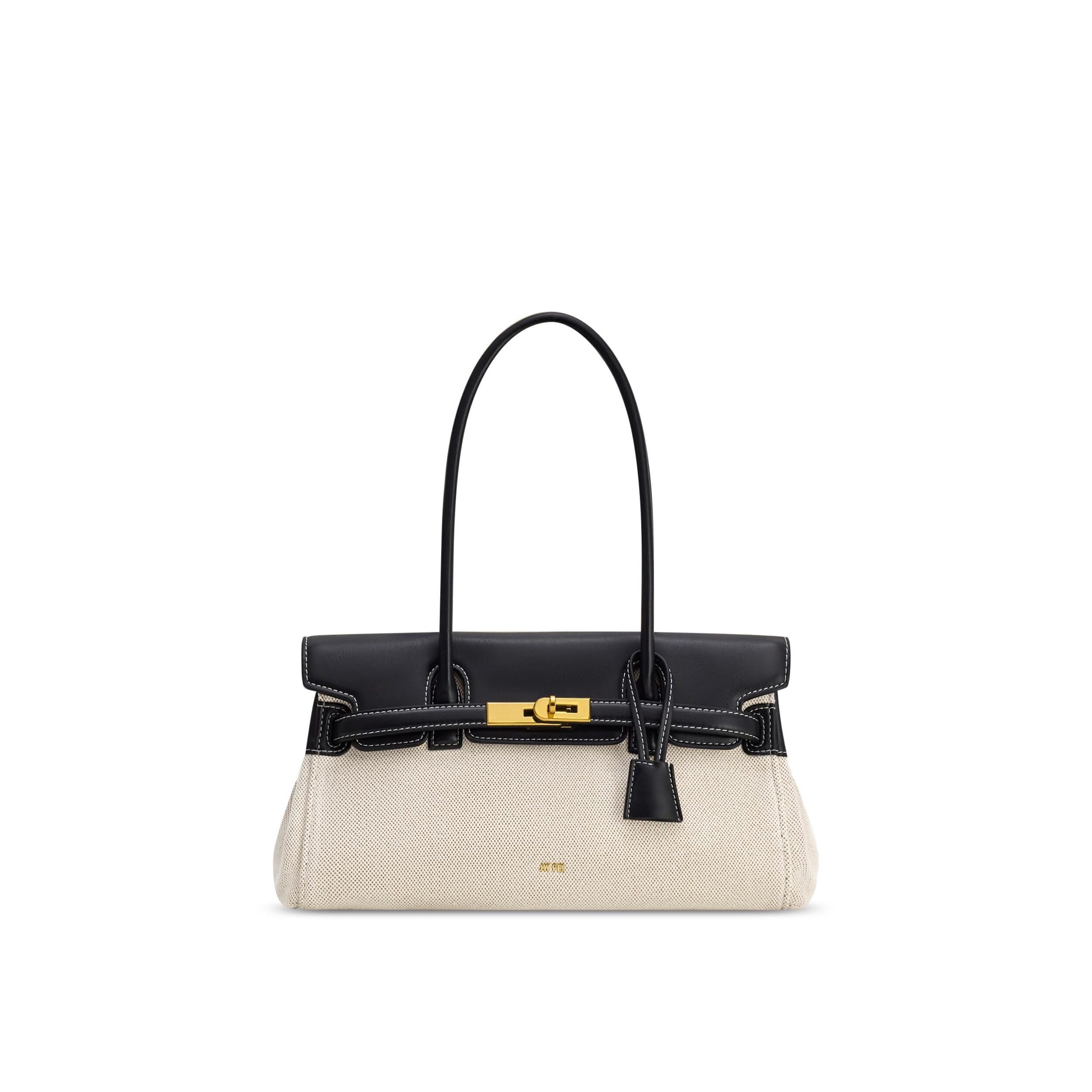 6594 Yara Shoulder Bag - Black Canvas
